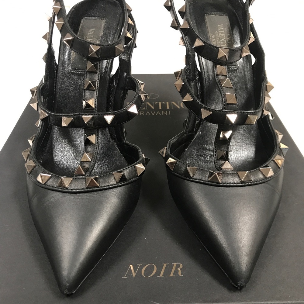 Valentino Noir Rockstud Heels
